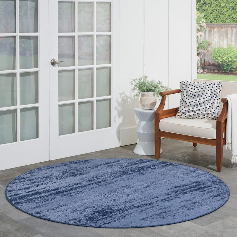 Nourison Sandy Indoor/Outdoor Abstract Area Rug