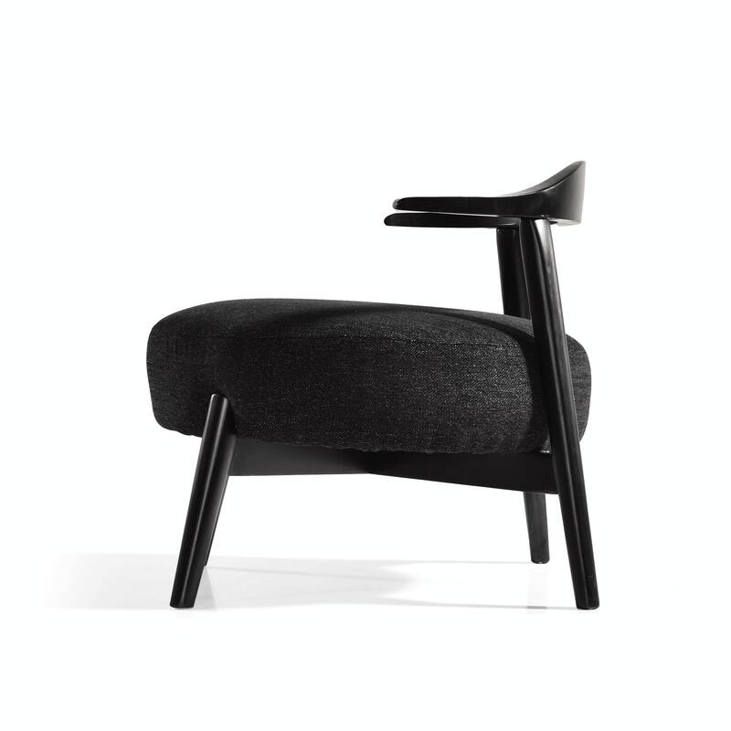 Modern Accent Chair - Natural Birch, All-Day Comfort