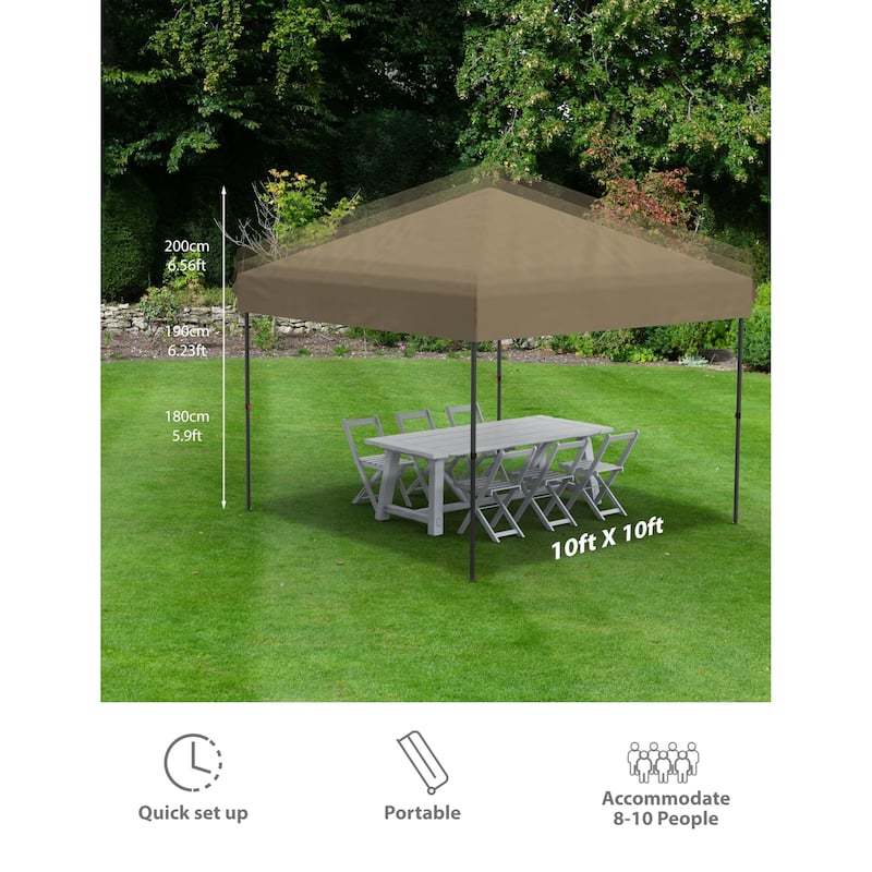 10' x 10'， 10'x 20' Pop Up Canopy