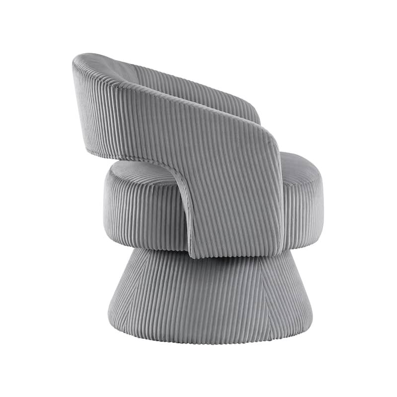 Parris Corduroy Swivel Chair