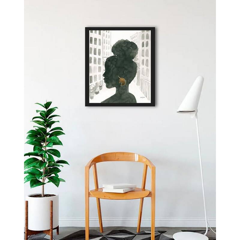 Boss Lady II Framed Poster - 24 x 32 Inch - Black