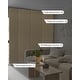preview thumbnail 18 of 77, GoDear Design 99.99% Blackout & Sheer Natural Woven Adjustable Sliding Panel Track Blinds, Vertical Blinds, 45.8"- 86" W x 96" L