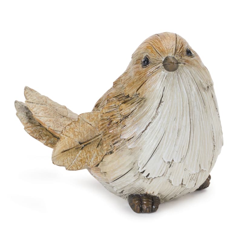 Carved Leaf Bird Figurine (Set of 2)