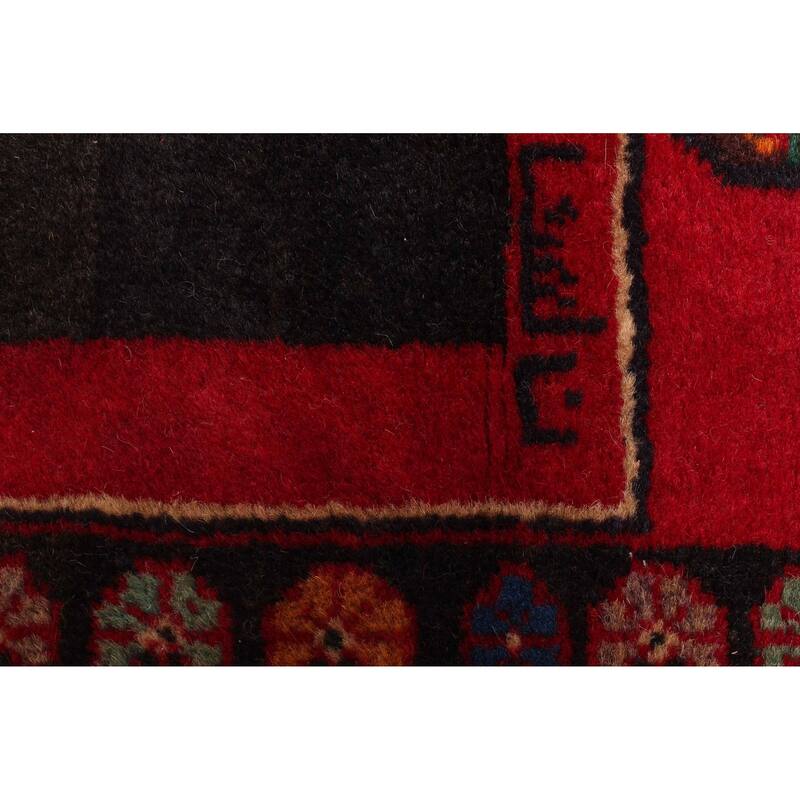 ECARPETGALLERY Hand-knotted Teimani Red Wool Rug - 3'7 x 5'10