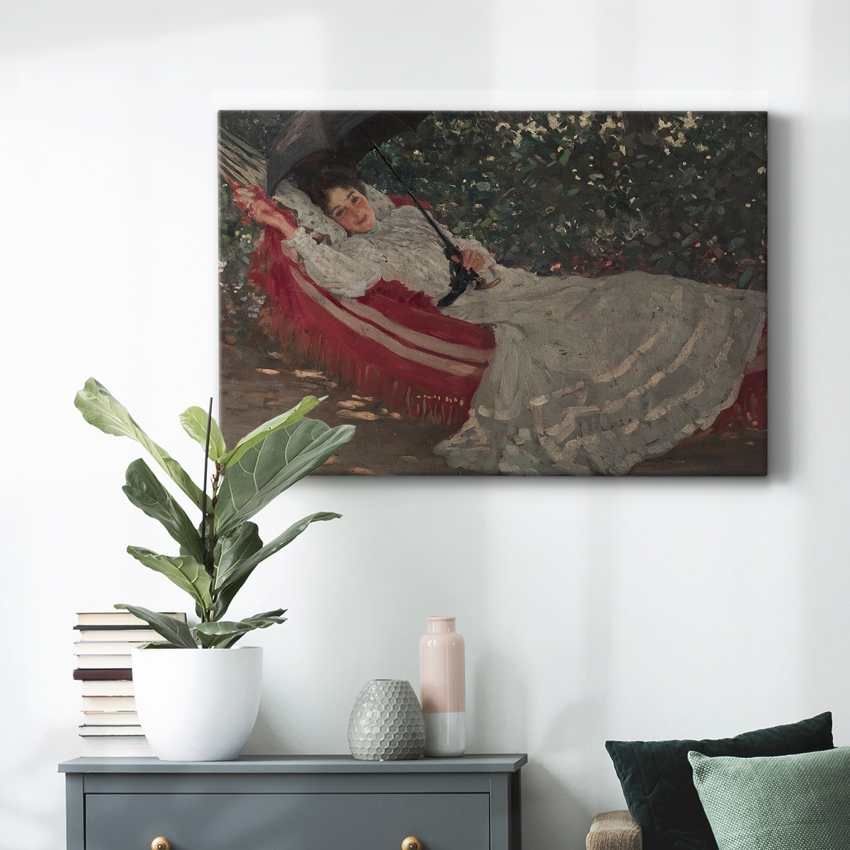 Vintage Botanical Print-XCVIII -Gallery Wrapped Canvas - On Sale