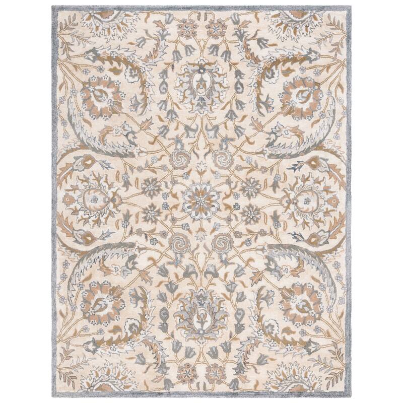 SAFAVIEH Handmade Bella Tifenn Modern Floral Wool Rug
