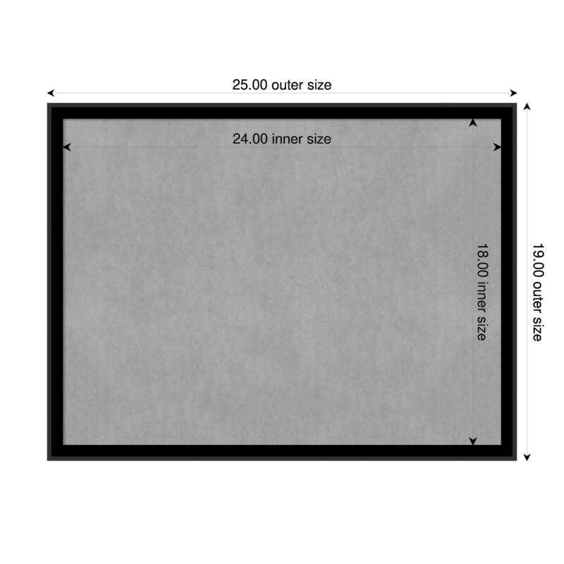 Amanti Art Incline Black Framed - 25 x 19 in - Incline Black
