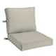 Option Heathered Taupe Woven Solid