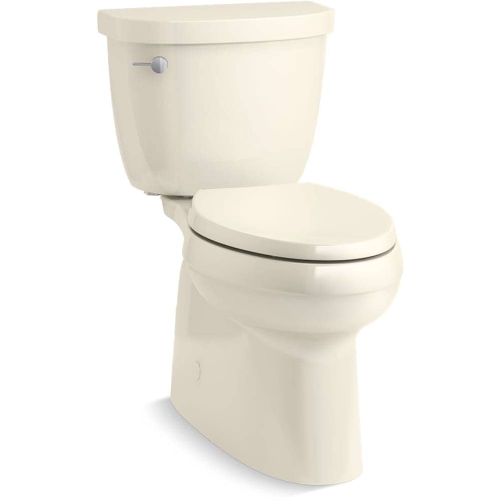 Kohler K 5310 Cimarron Comfort Height 1 28 Gpf Two Piece Elongated Toilet With F Almond Overstock 22971271