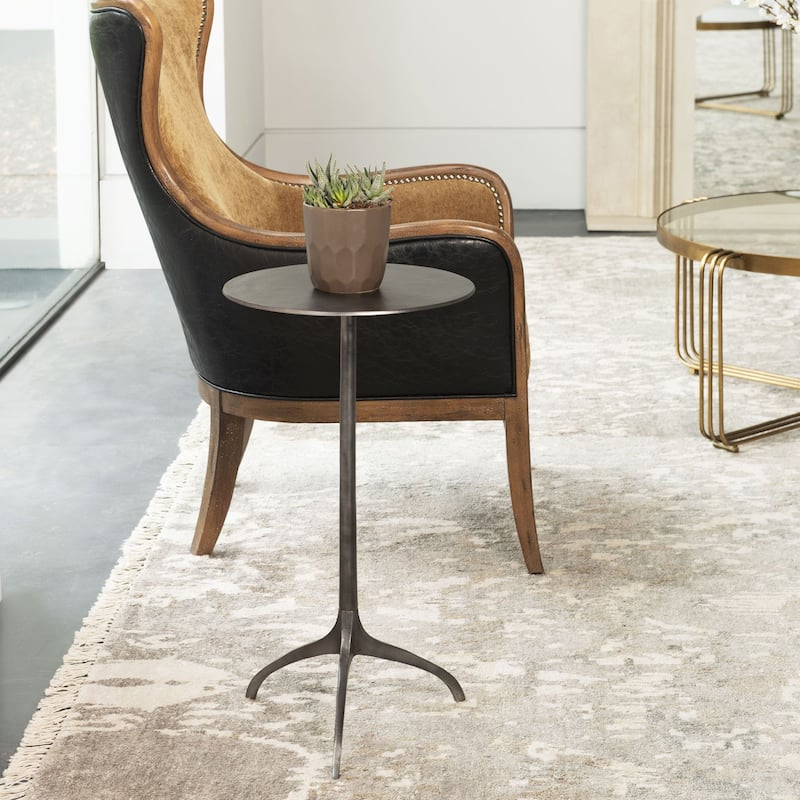 Uttermost Beacon 14" Wide Aluminum Side Table