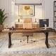 preview thumbnail 27 of 53, 70.8-Inch Executive Desk, Large Computer Office Desk Workstation