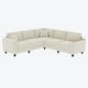 preview thumbnail 27 of 34, GDFStudio - Jackson Oversized L-Shaped Corduroy Corner Couch with Armrest Storage