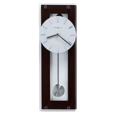 Howard Miller Emmett Transitional, Modern and Contemporary, Bold and Chic, Wall Clock with Pendulum, Reloj De Pared