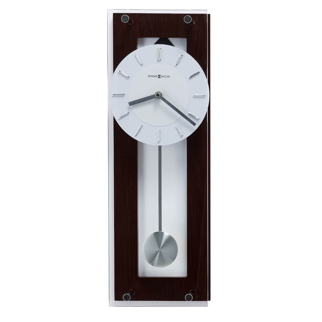Howard Miller Emmett Transitional, Modern and Contemporary, Bold and Chic, Wall Clock with Pendulum, Reloj De Pared
