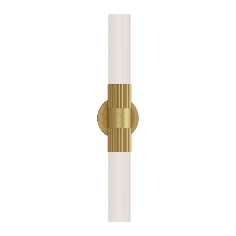 Alora Lighting VL416102 Rue 2 Light 8" Tall Wall Sconce - Brushed Gold