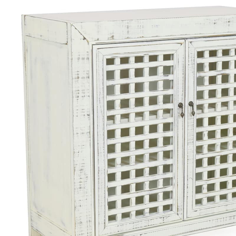 Steve Silver Raissa Distressed Finish Two-door Accent Cabinet