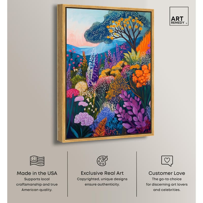 Solara's Bloom Canvas by Art Remedy