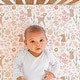 preview thumbnail 4 of 3, The Peanutshell Pink and White Fairytale Forest Crib Bedding Set for Baby Girls, 3 Piece Nursery Set