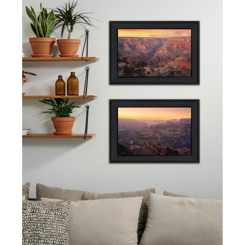 Trendy Decor 4U "Colors of the Grand Canyon" Printed Framed Wall Art by Martin Podt