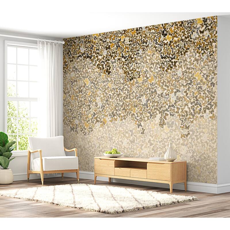 Animal Non-pasted Wallpaper Wall Mural - Butterfly Mosaic