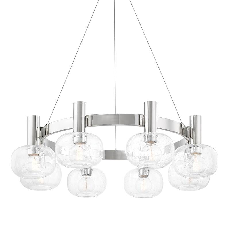 Carson Carrington Vantholmen 8-light Chandelier - Polished Nickel