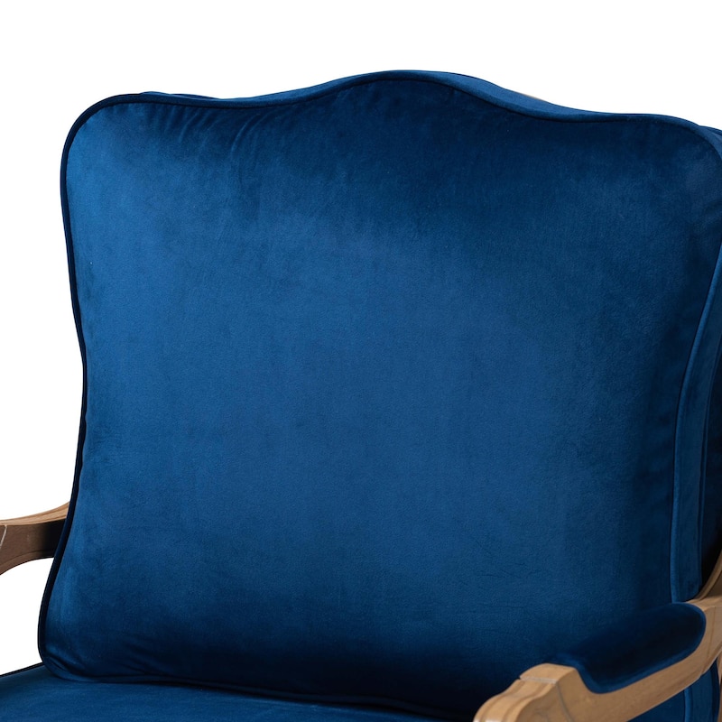 Andre Traditional Wood Accent Chair