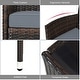 preview thumbnail 49 of 49, Costway 8PCS Rattan Patio Furniture Set Cushioned Sofa Chair Coffee - See Details