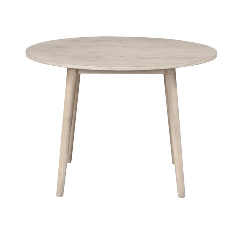 Yely 5pc Dining Table and 4 Windsor Chairs Set, Natural Oak Brown