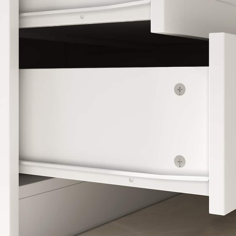 Multi-Functional White Dresser/Vanity Table Ample Storage 8 Drawers