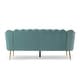 preview thumbnail 20 of 62, Reitz Glam Velvet Shell Sofa by Christopher Knight Home - 76.25" L x 29.25" W x 33.50" H