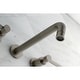 preview thumbnail 7 of 32, Concord 3-Hole Wall Mount Roman Tub Faucet