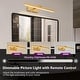 preview thumbnail 16 of 22, Modern Wireless LED Vanity Light 3CCT Dimmable, Remote Control, Rechargeable, Easy Magnetic Installation