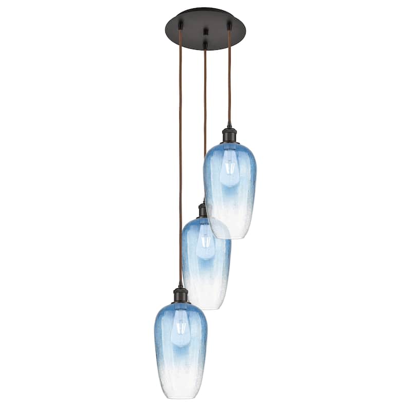 Innovations Lighting Endless Possibilities Ballston - Brookhaven Flute - 3 Light 14" Cord Hung Multi Pendant