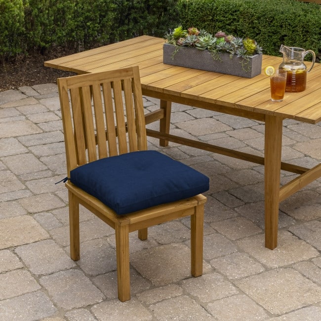 ARDEN Outdoor Plush Modern Tufted Seat Cushion, 20 x 20