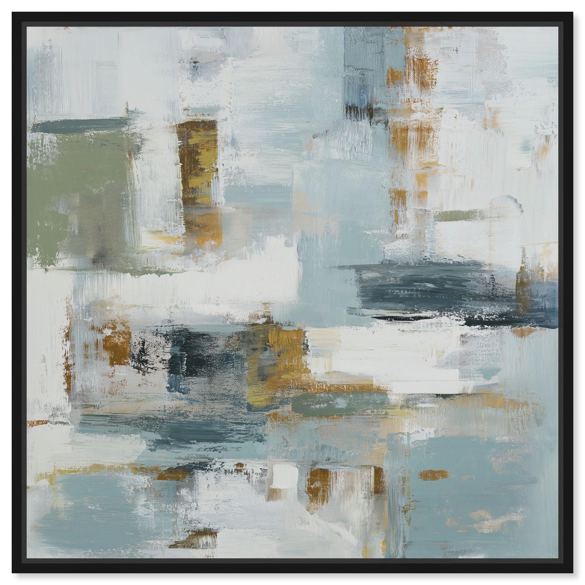 Dream Horizon I Coastal Art Framed Canvas Print by Art Remedy