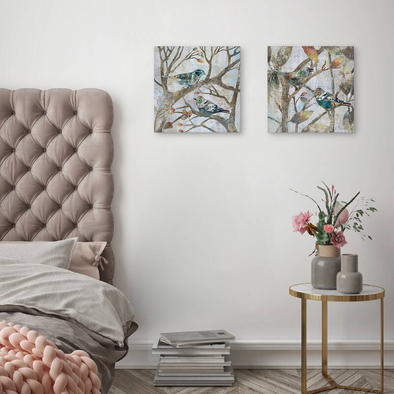 Autumn Flight I & Autumn Flight III by Tai Sanders Canvas Art Prints
