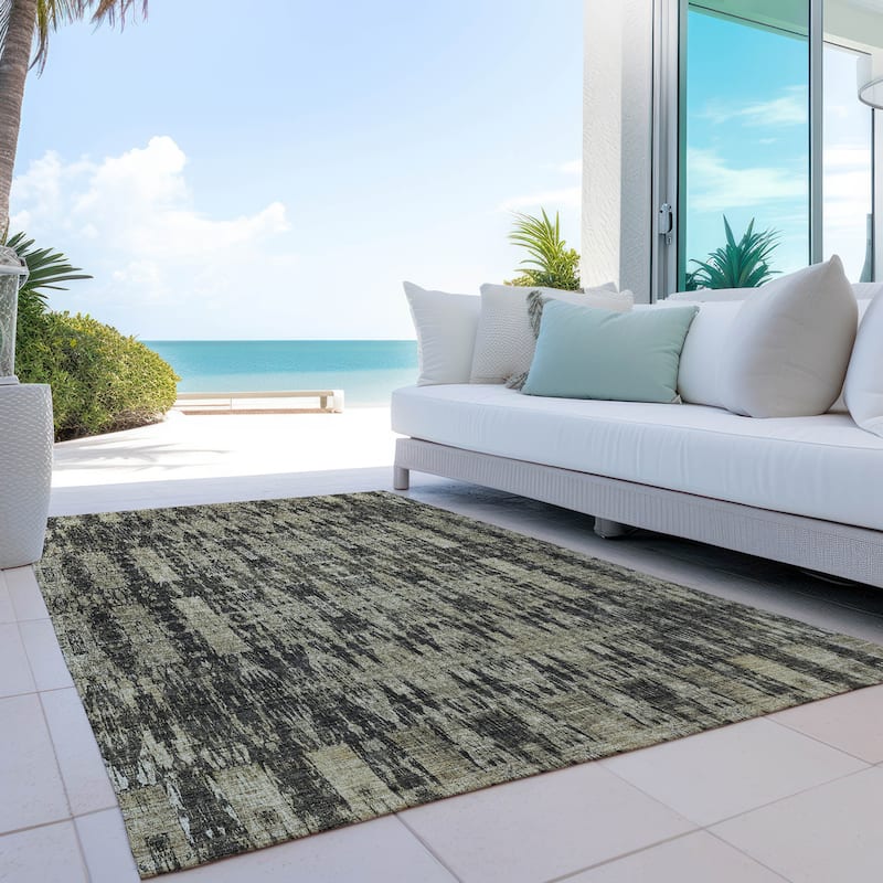 Machine Washable Indoor/ Outdoor Chantille Moroccan Boho Rug