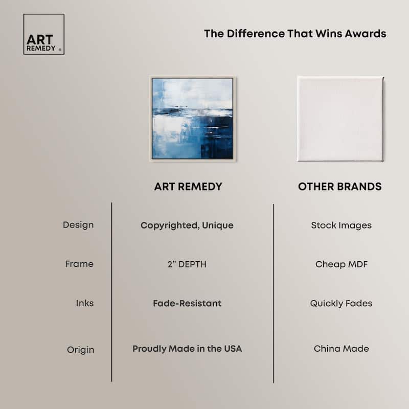 Cool Tones Canvas by Art Remedy