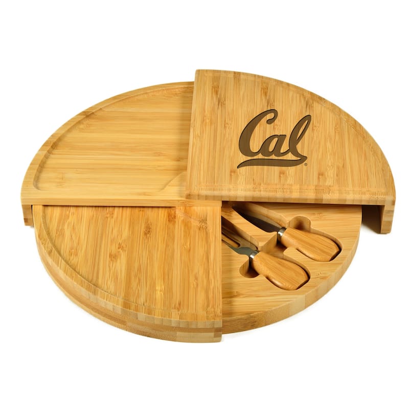 NCAA California Berkeley University Golden Bears Bamboo Cheese & Charcuterie Board