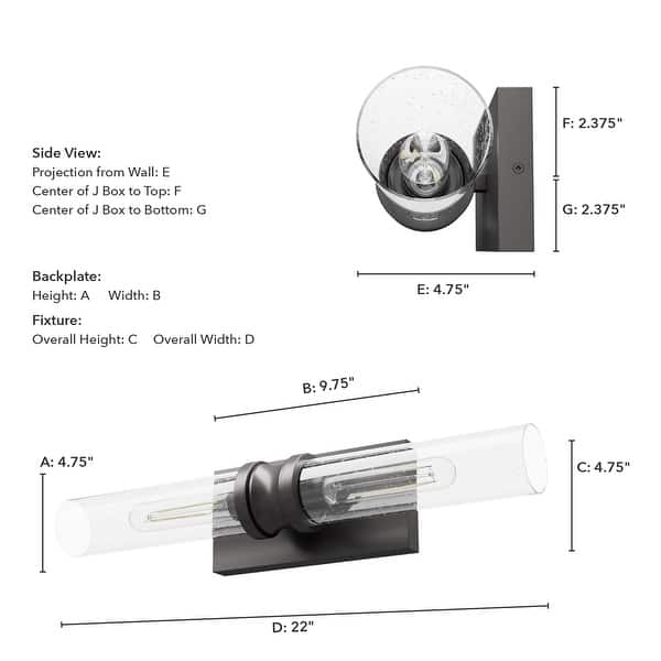 dimension image slide 0 of 12, Hunter Lenlock Vanity Wall Light - Art Deco, Damp Rated