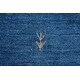preview thumbnail 10 of 18, Blue Tribal Gabbeh Oriental Area Rug Handmade Wool Carpet - 2'8" x 6'4"