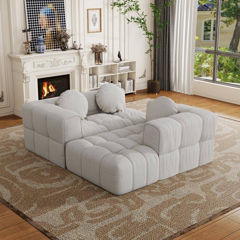 103" L-Shaped Modular Sofa, Free Combination (Left and Right Facing)