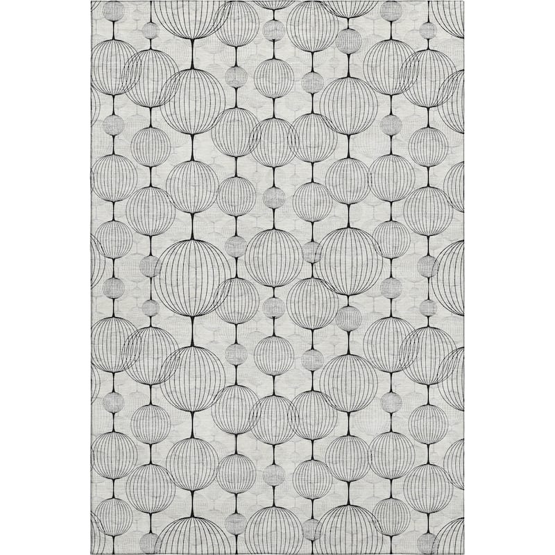 Premium Washable Super Soft Modern Chic Stripe Mayfield Rug