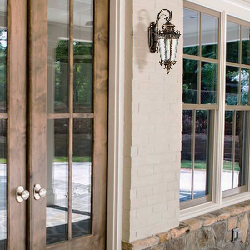 Piomonte Outdoor Wall Lantern Sconce Waterproof Porch Light Fixture 1-Light