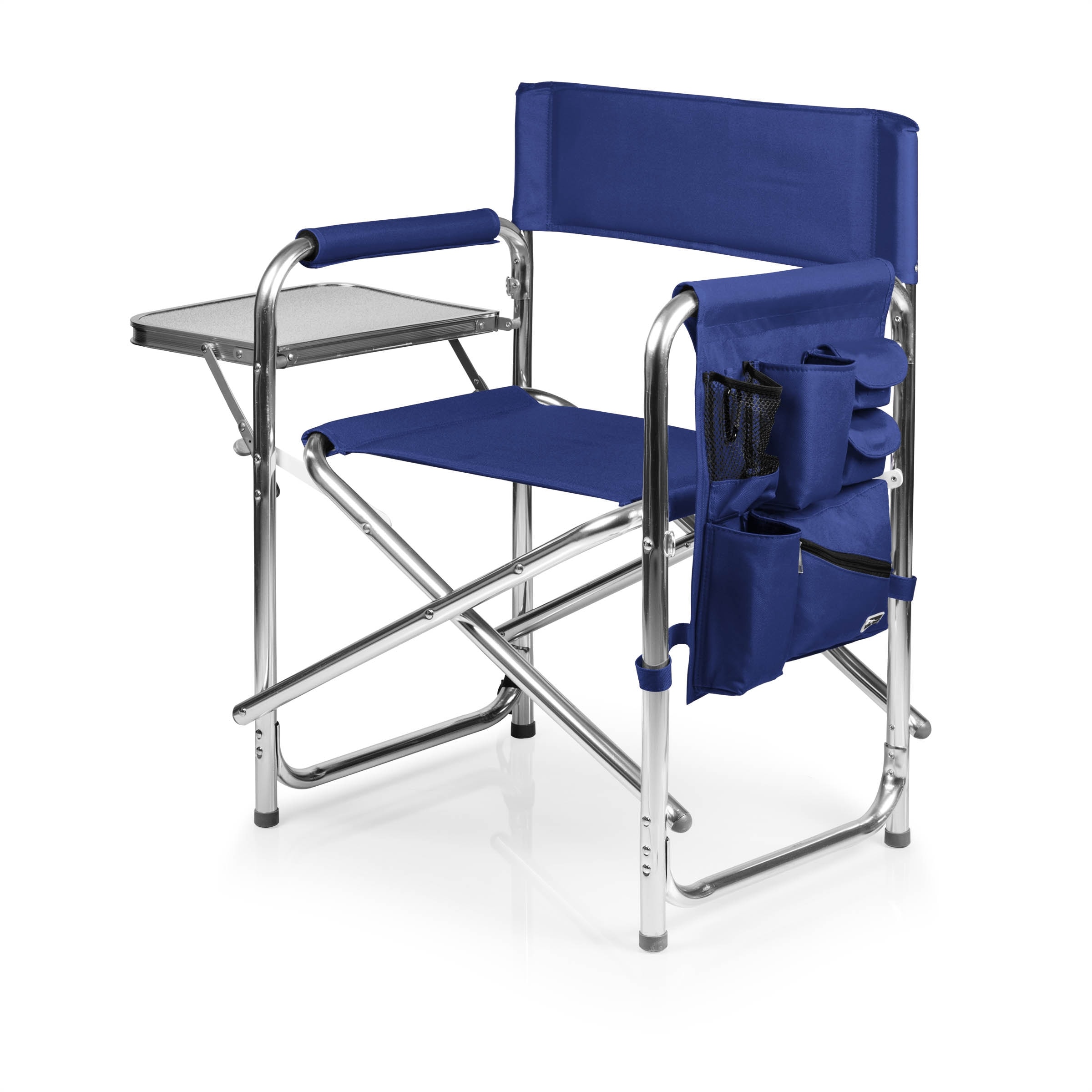 Picnic Time Portable Navy Blue Sports Chair