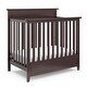 preview thumbnail 17 of 37, Storkcraft Petal 4-in-1 Convertible Mini Crib with Bonus Mattress Espresso