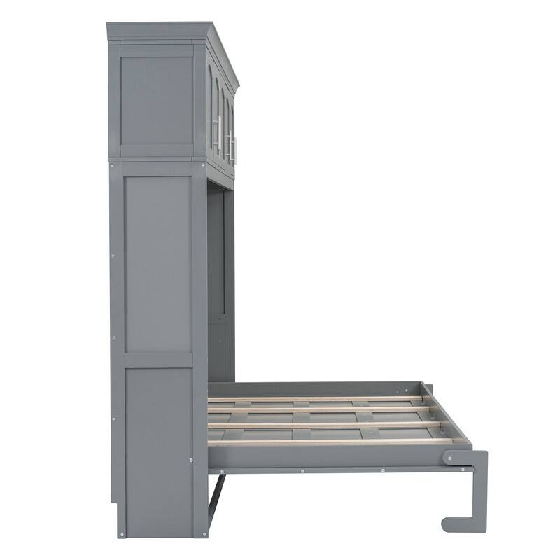 Murphy Bed Wall Bed with Top Cabinets（Full Size and Queen Size ）