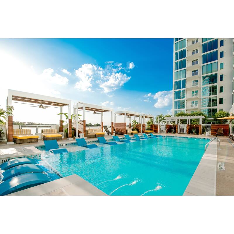 Ledge Lounger - Signature Chaise - Inside Pool & Sun Shelf Lounge Chair - Designed for Shallow Shelves Up to 9"