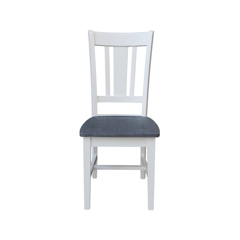 42" Solid Wood Dual Drop Leaf Table with 2 Dining Chairs - 3 Piece Set