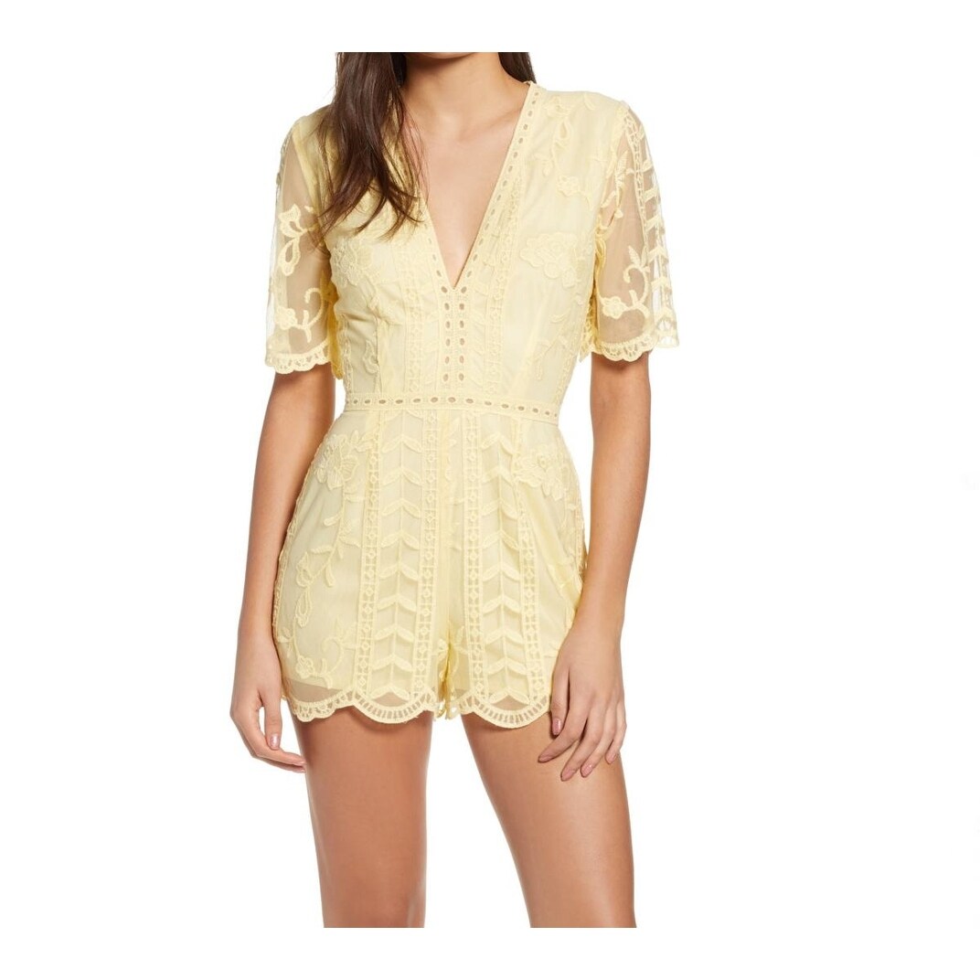 socialite lace romper